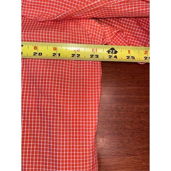 Ralph Lauren Men's Adult Sz 16 34/35 Button Shirt Long Sleeve Orange - Picture 5 of 5